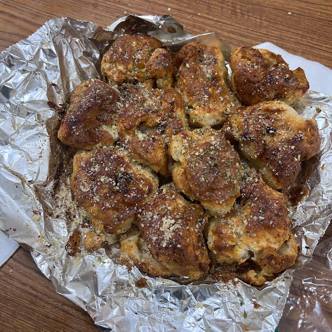 Air fried pizza bombs