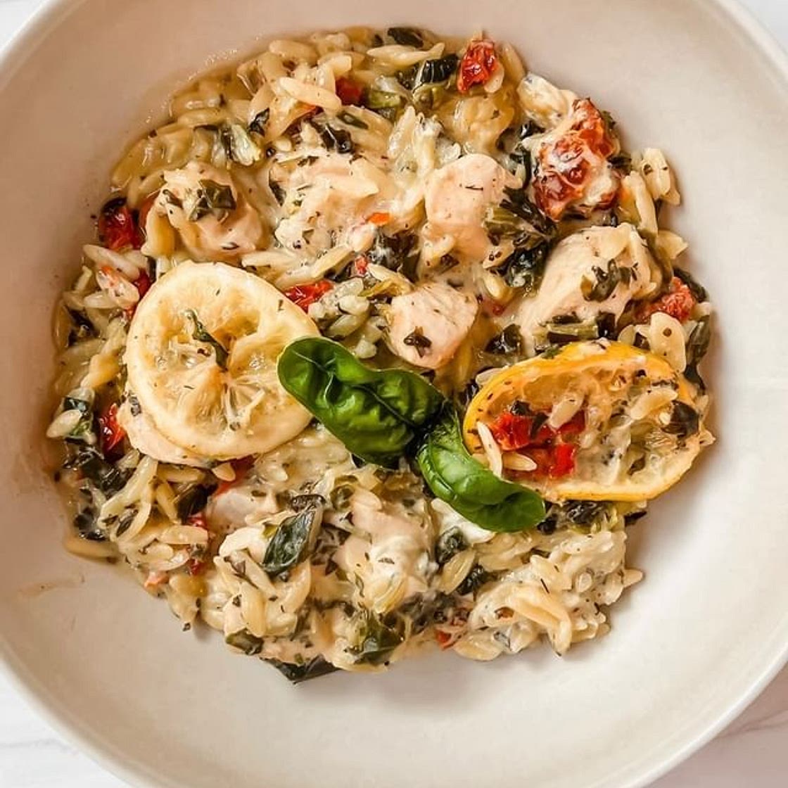 Follow for more meal prep friendly meals. One Pan Lemon &amp; ch