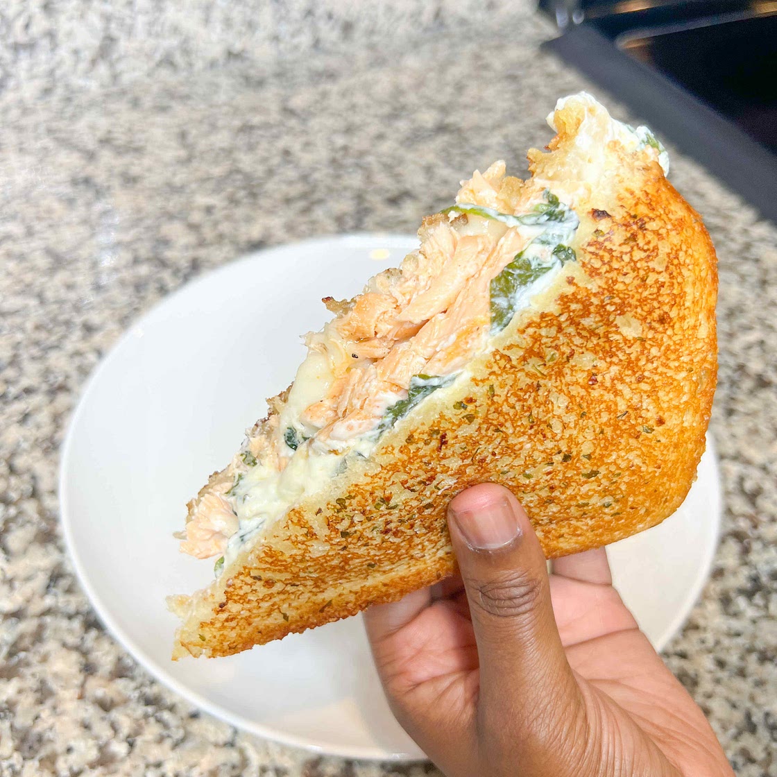 Salmon Grilled Cheese