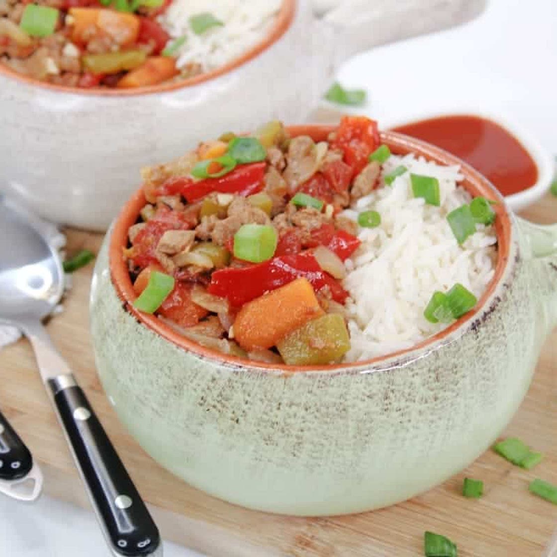 Jamaican Beef and Rice
