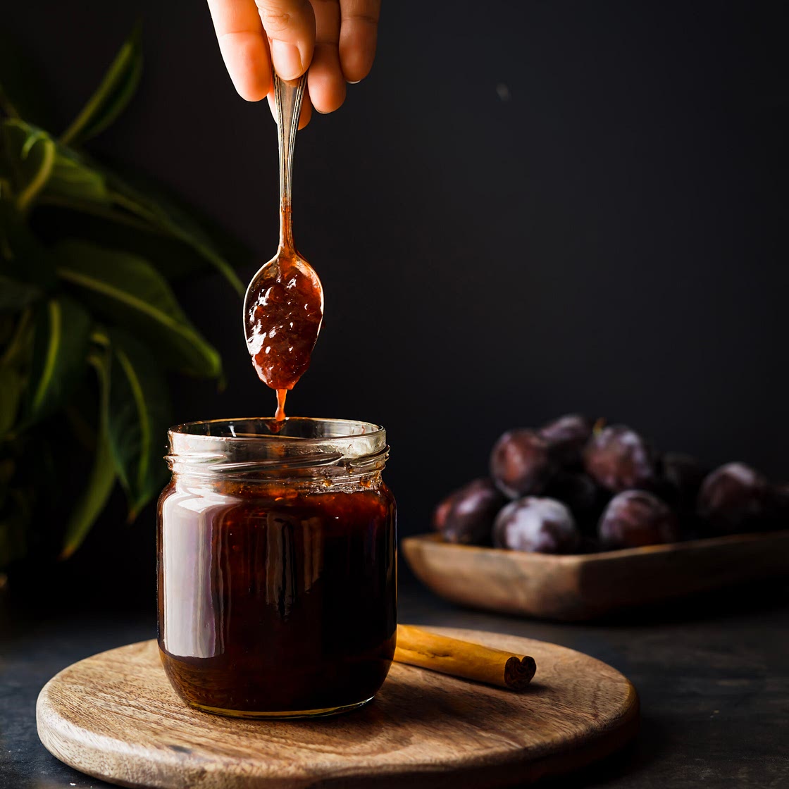 Cinnamon Spiced Plum Jam