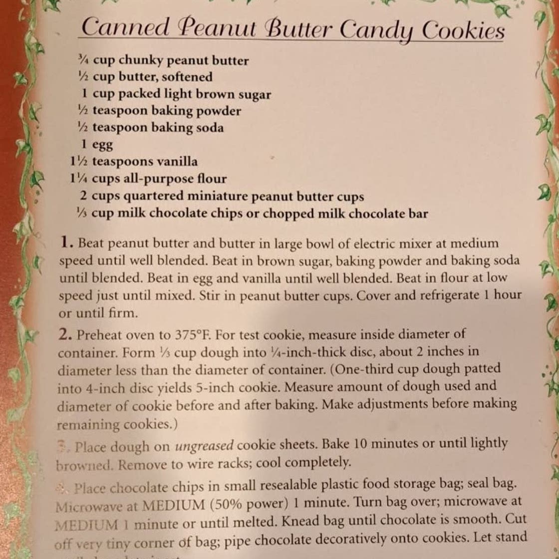 Peanut Butter Candy Cookies