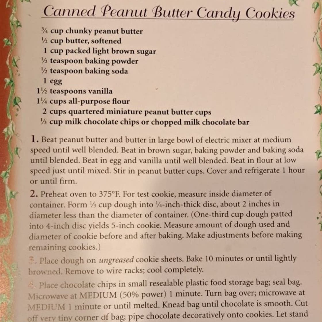 Peanut Butter Candy Cookies