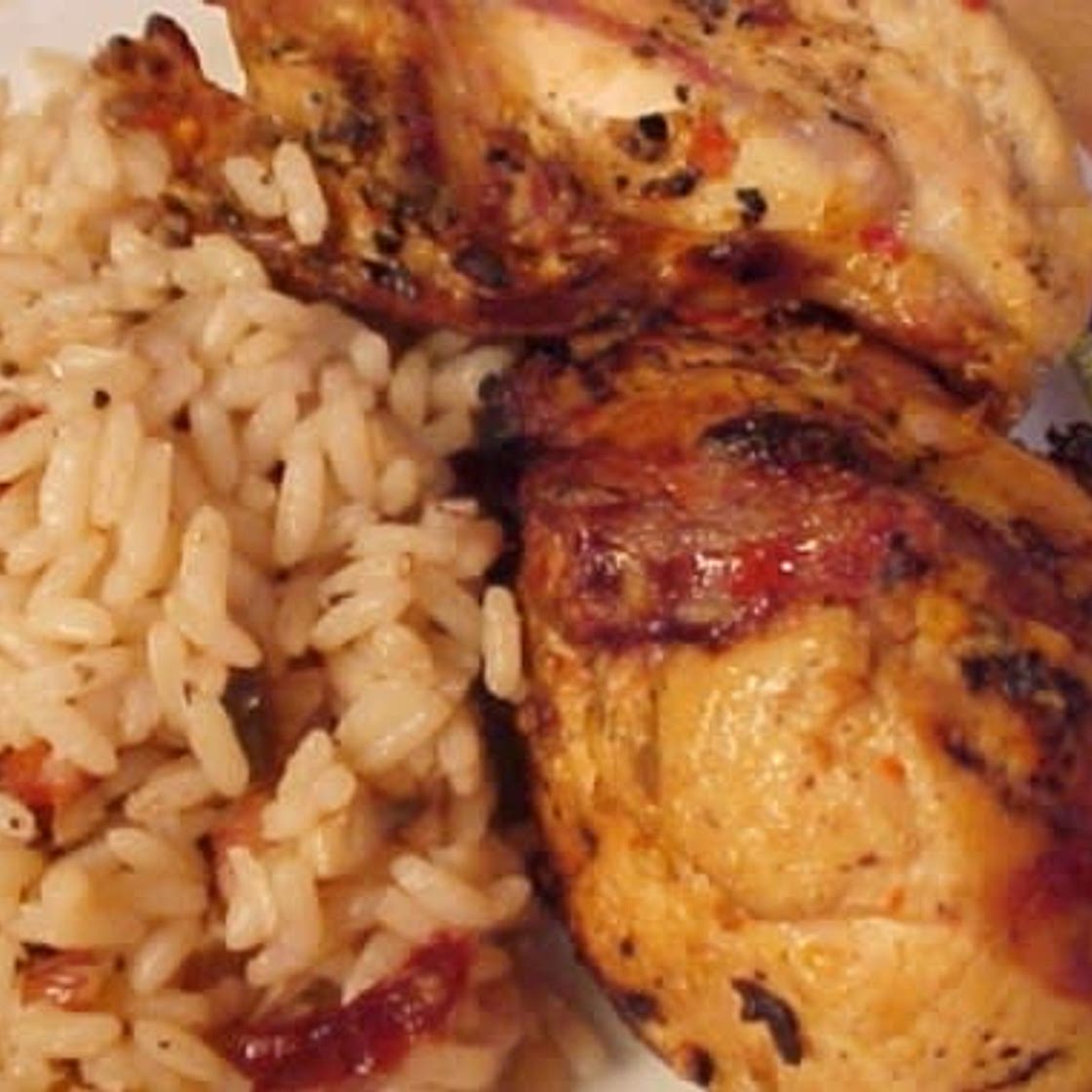 Poulet grillé au citron et à l’ail