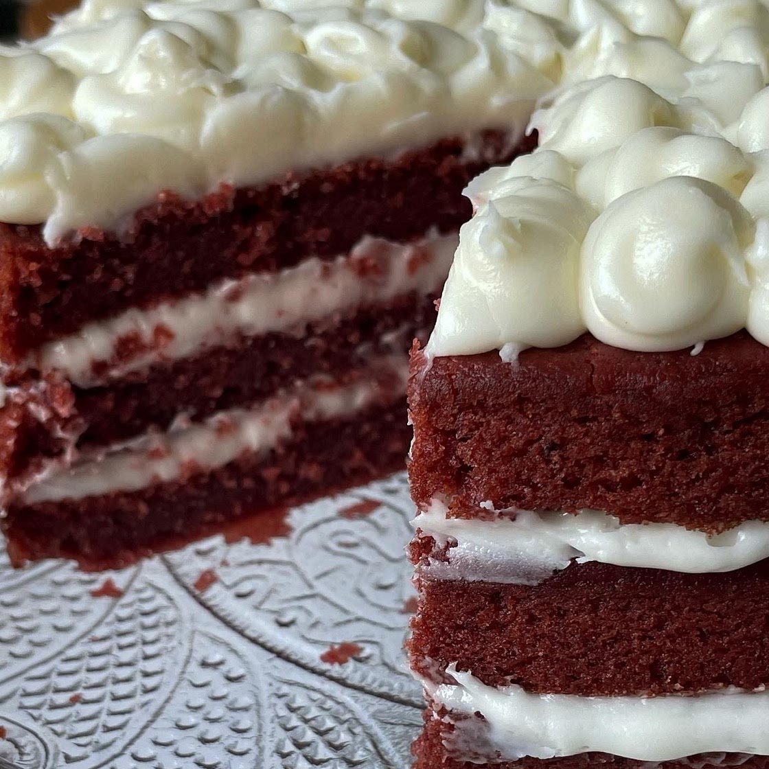 vegan red velvet cake