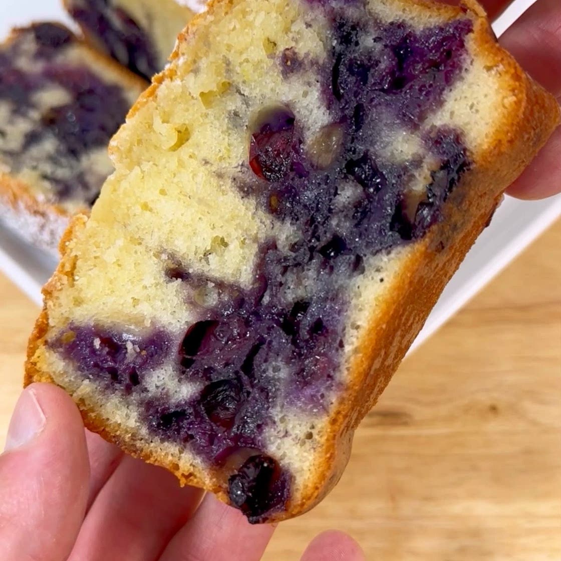 BLUEBERRY YOGHURT LOAF CAKE