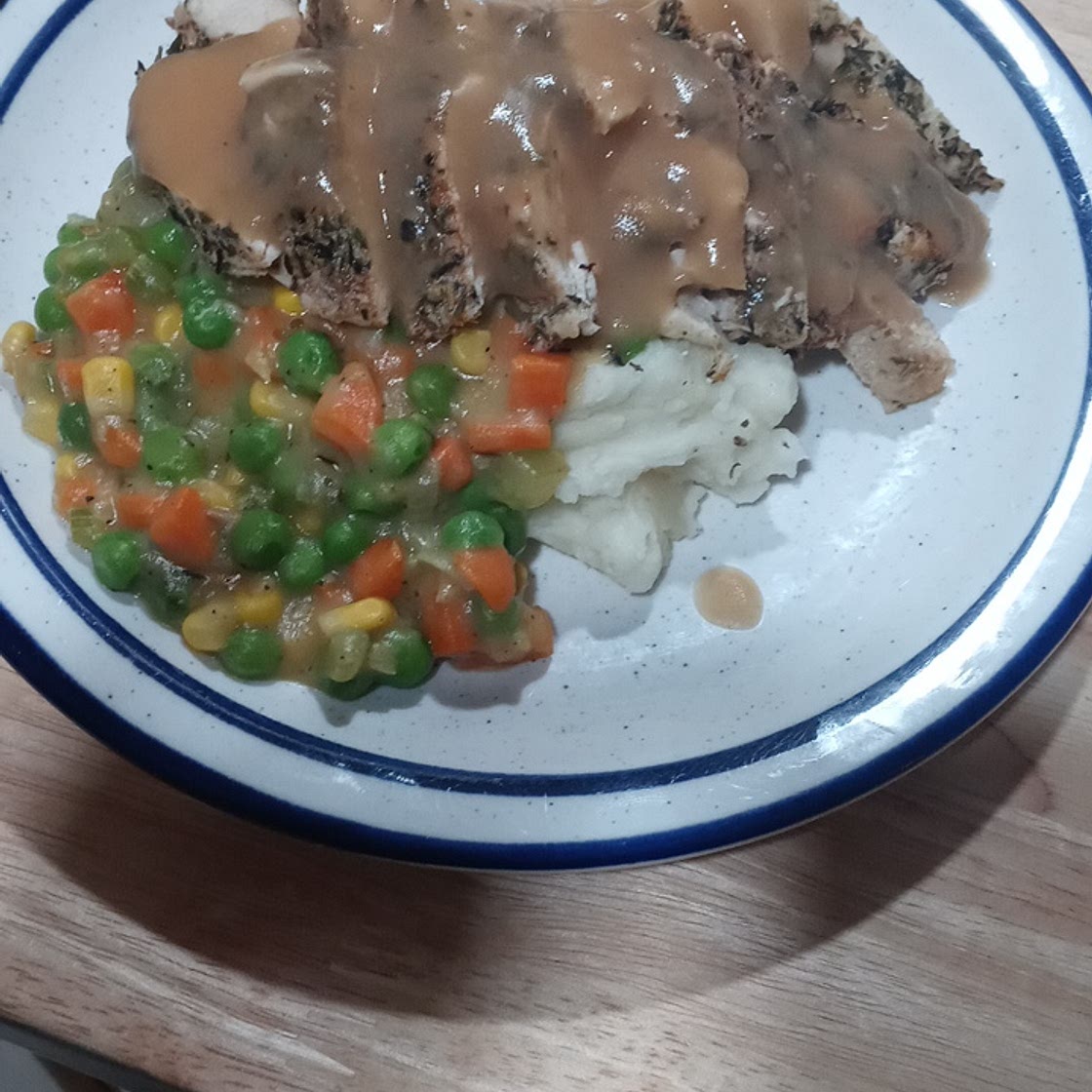 Inside Out Chicken Pot Pie