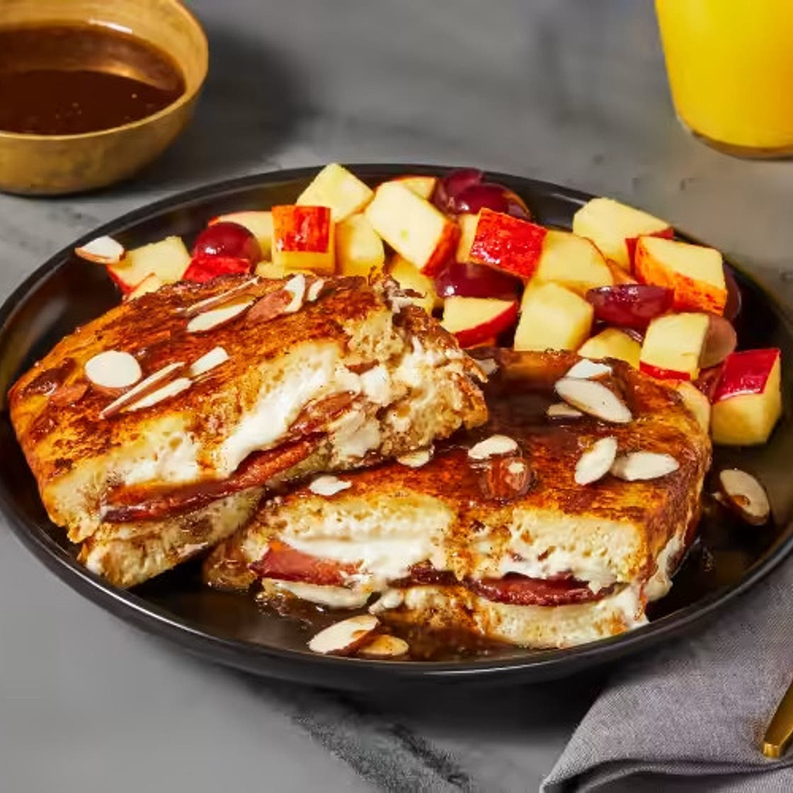 HF Brown Sugar and Bacon Stuffed French Toast