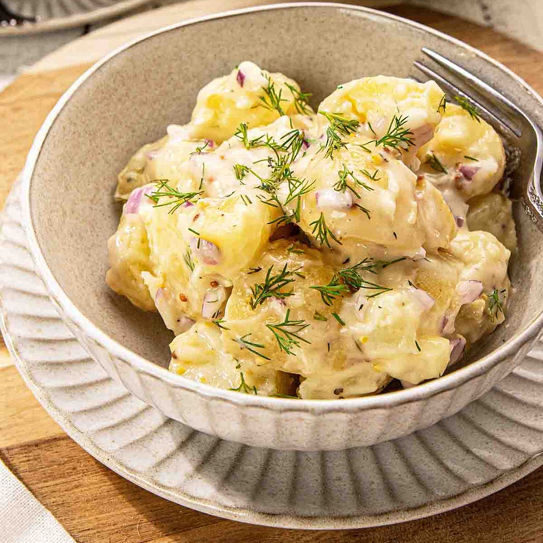 Creamy Mustard Dill Potato Salad