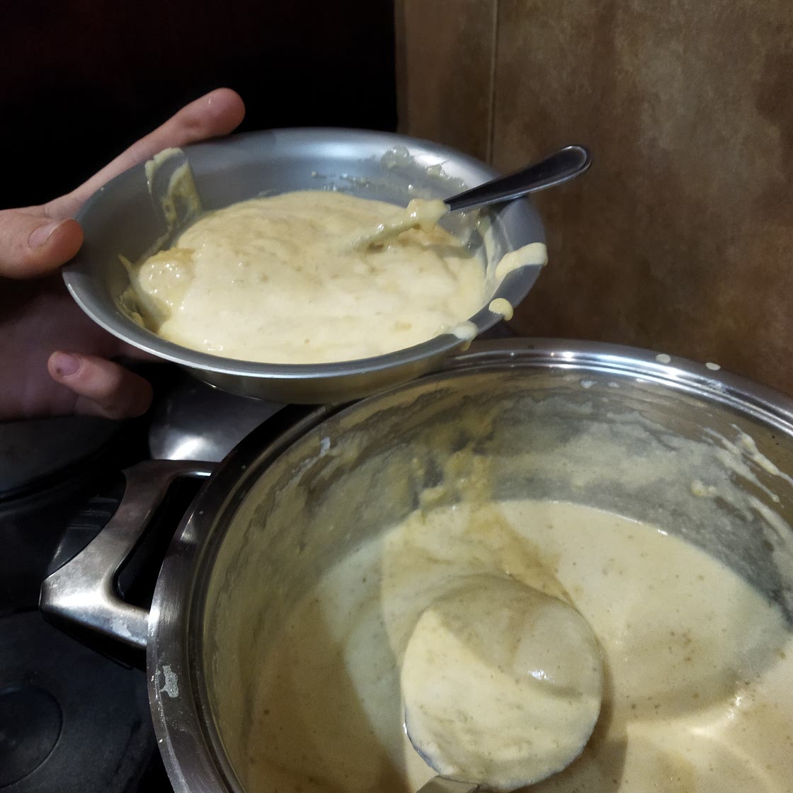 Gekookte sagopoeding