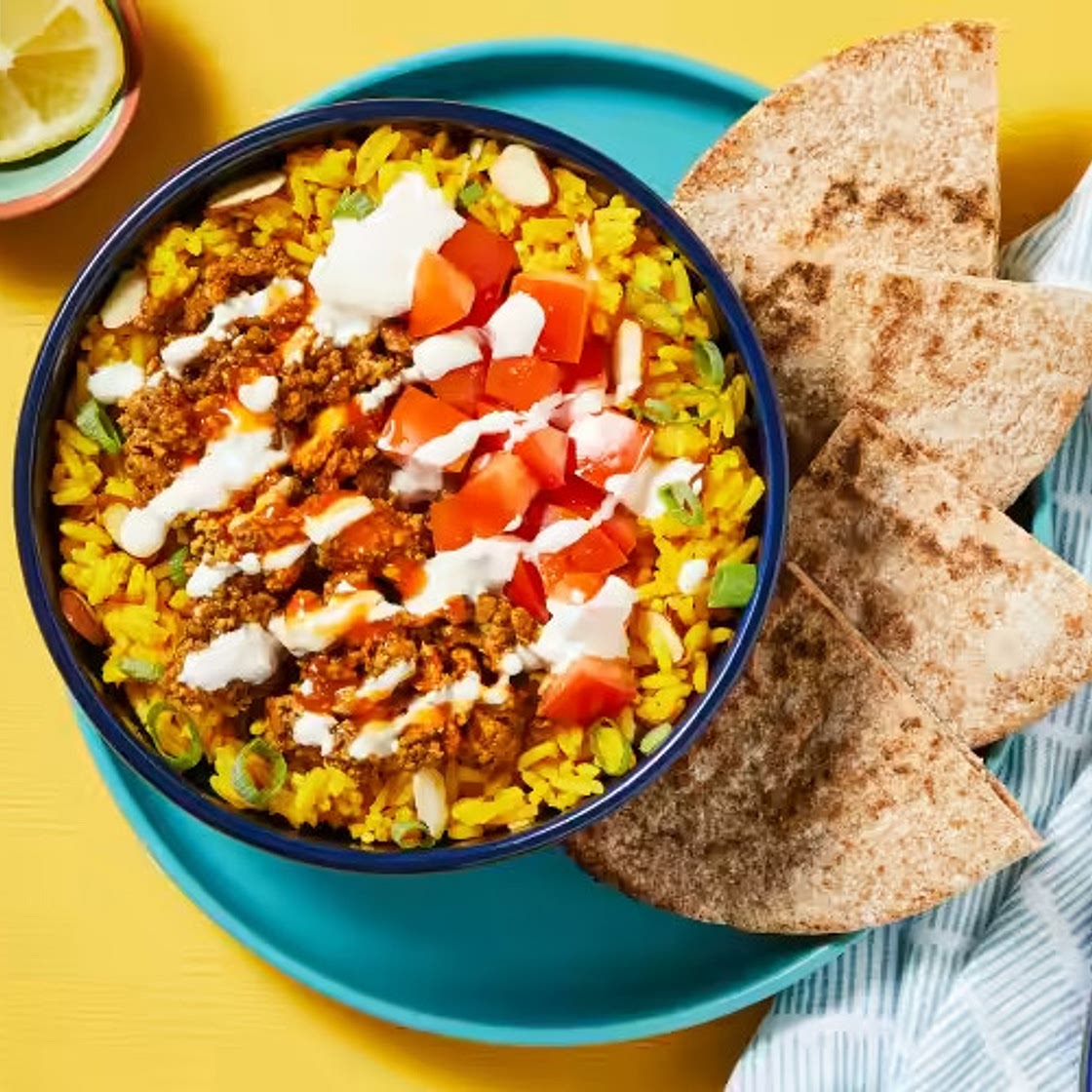 Hello Fresh Street Cart-Style Turkey Bowls