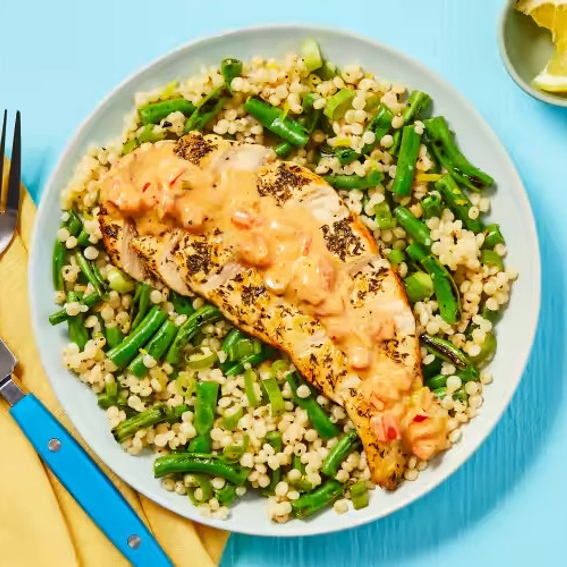 HF Chicken Thyme with Green Bean Couscous