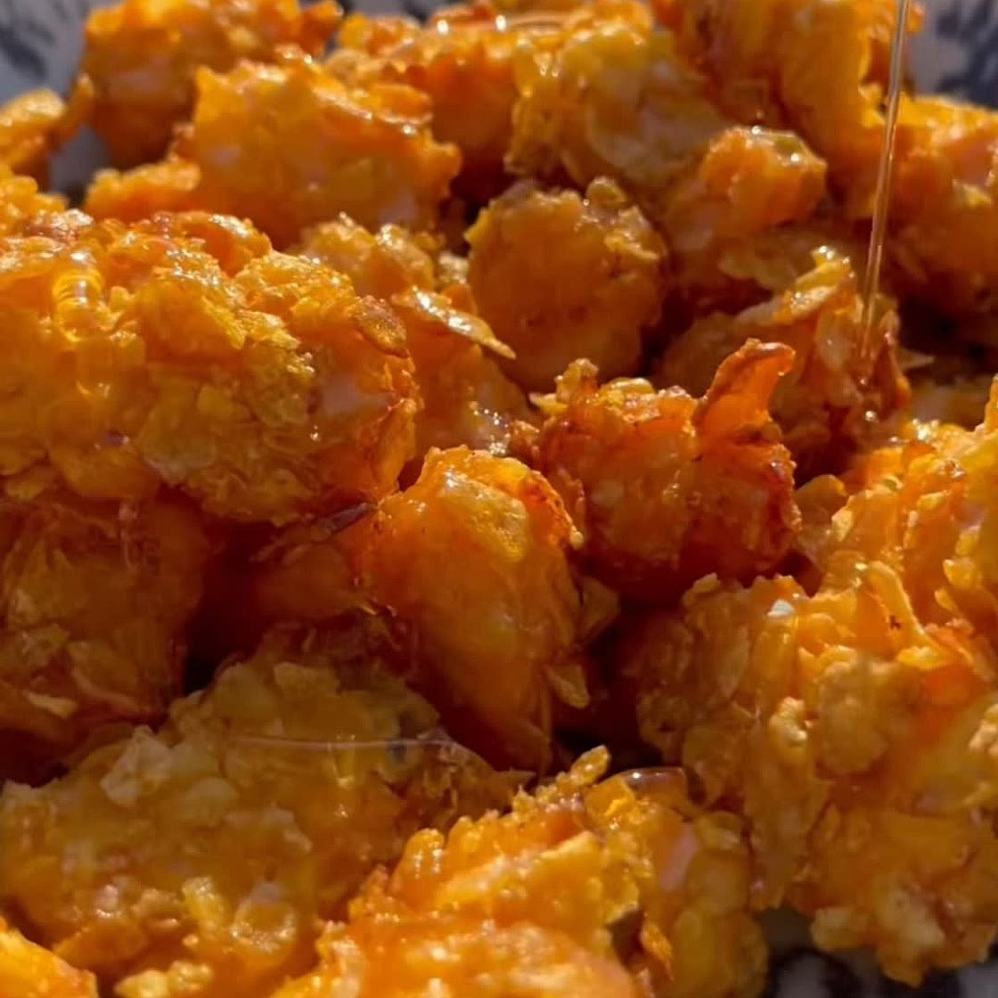 Boules de saumon croustillante