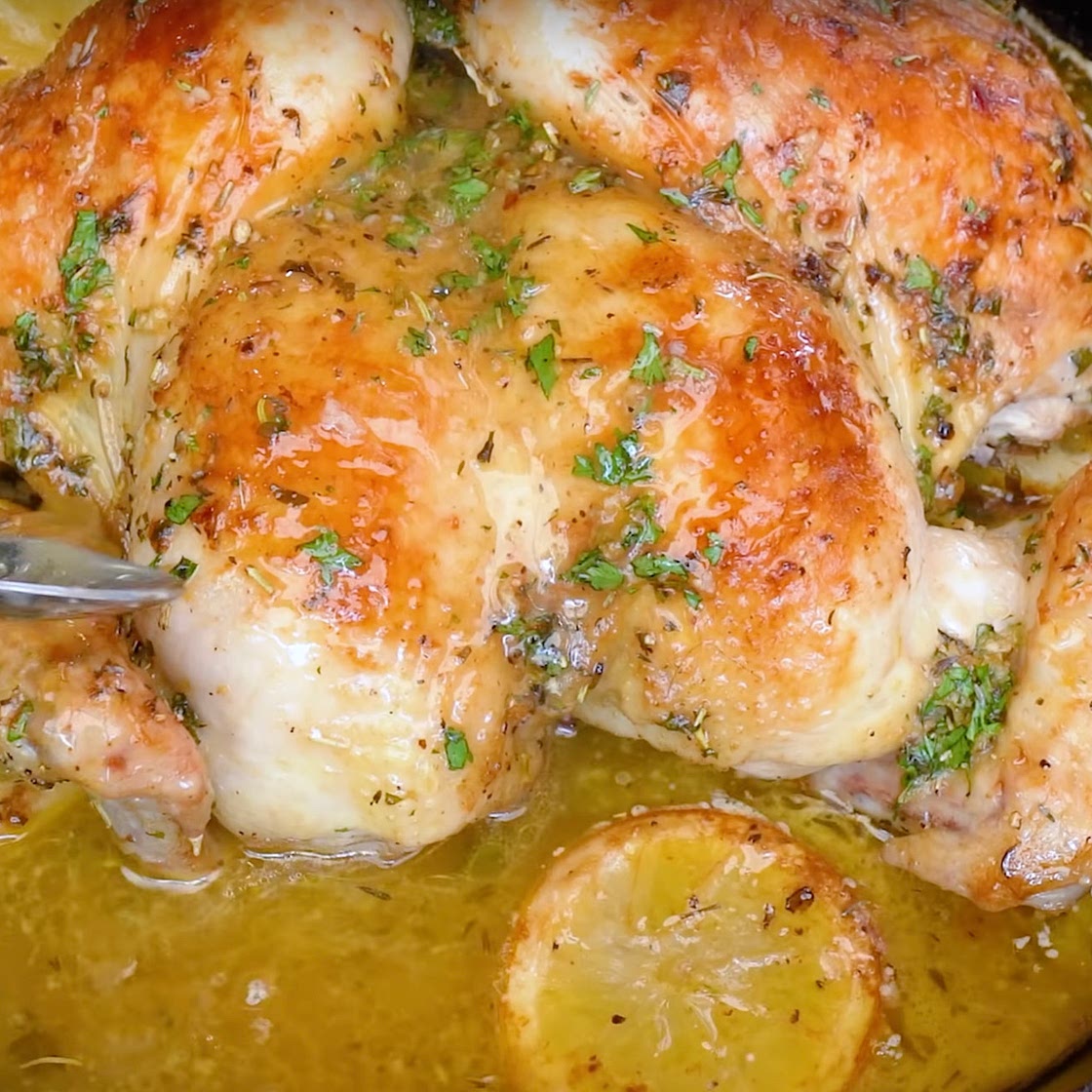 Roasted Lemon Garlic Chicken — SAM THE COOKING GUY