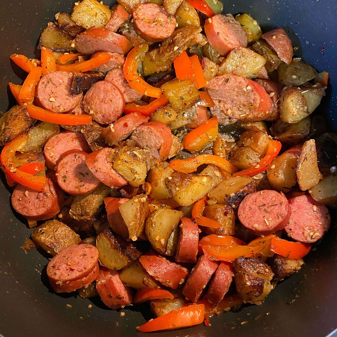 20-Minute Smoked Sausage and Potato Skillet
