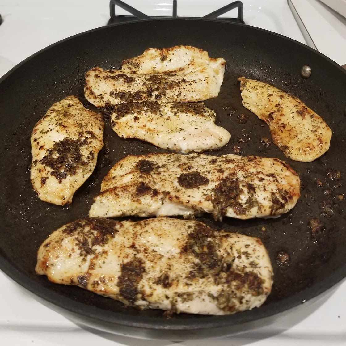 One Pan Garlic Herb Chicken and Asparagus