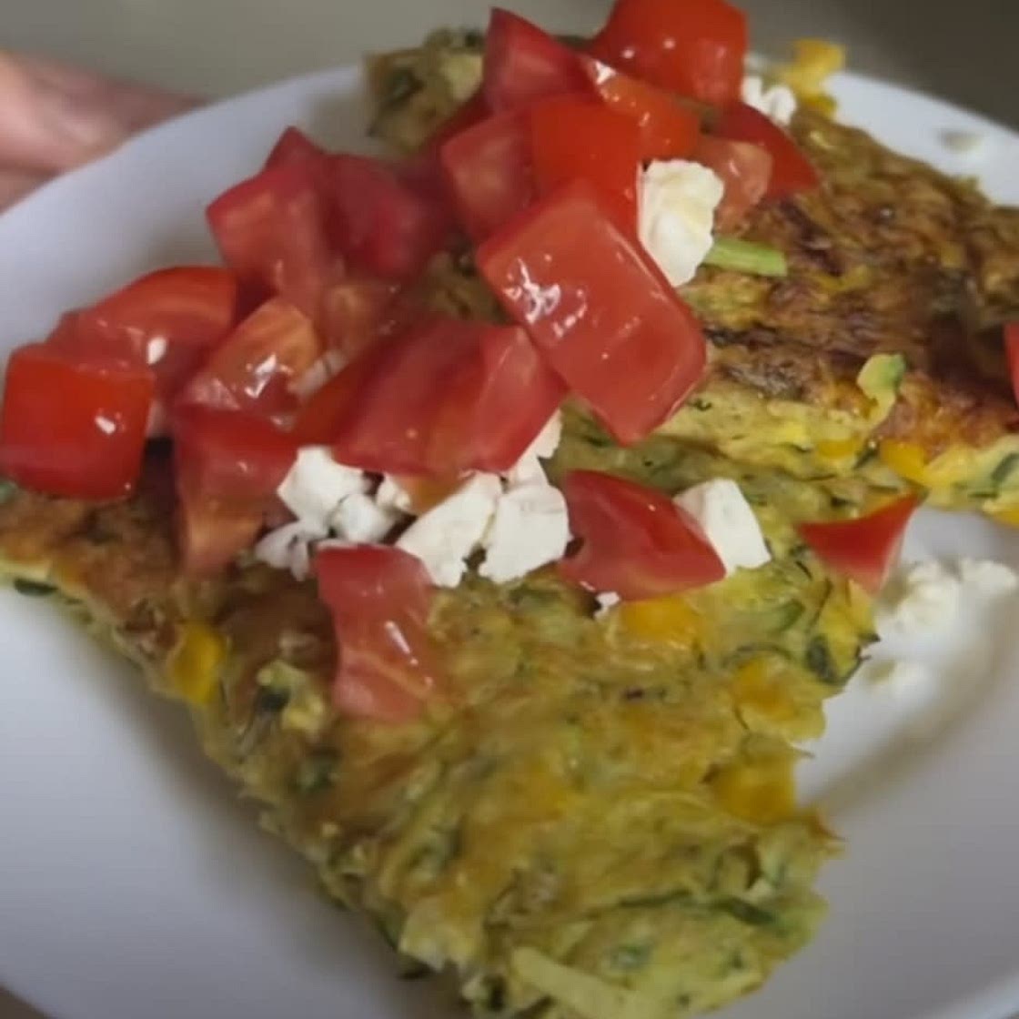 Courgette fritter