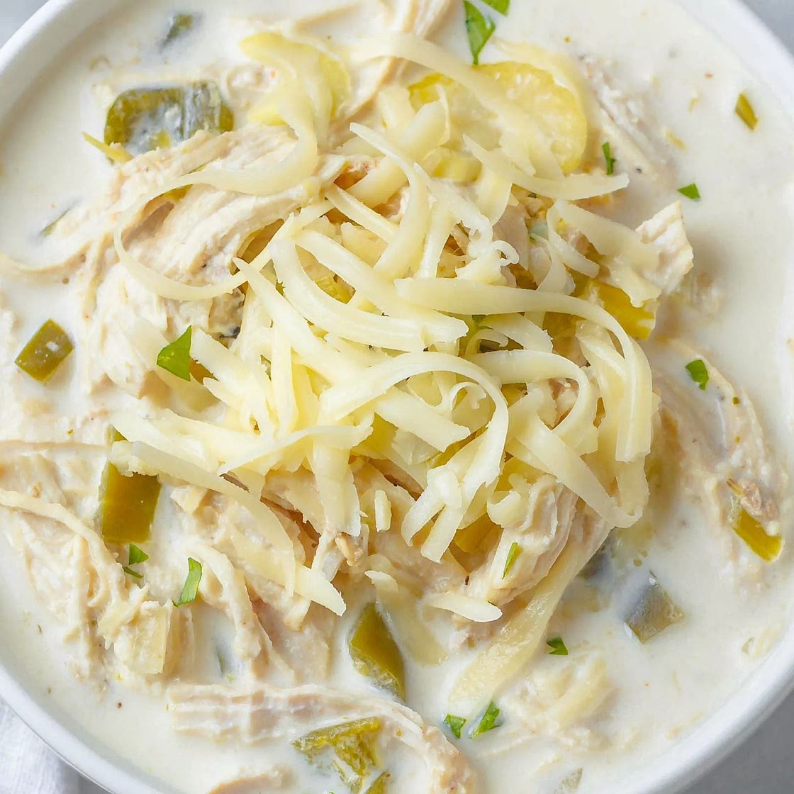 Slow Cooker White Chicken Chili