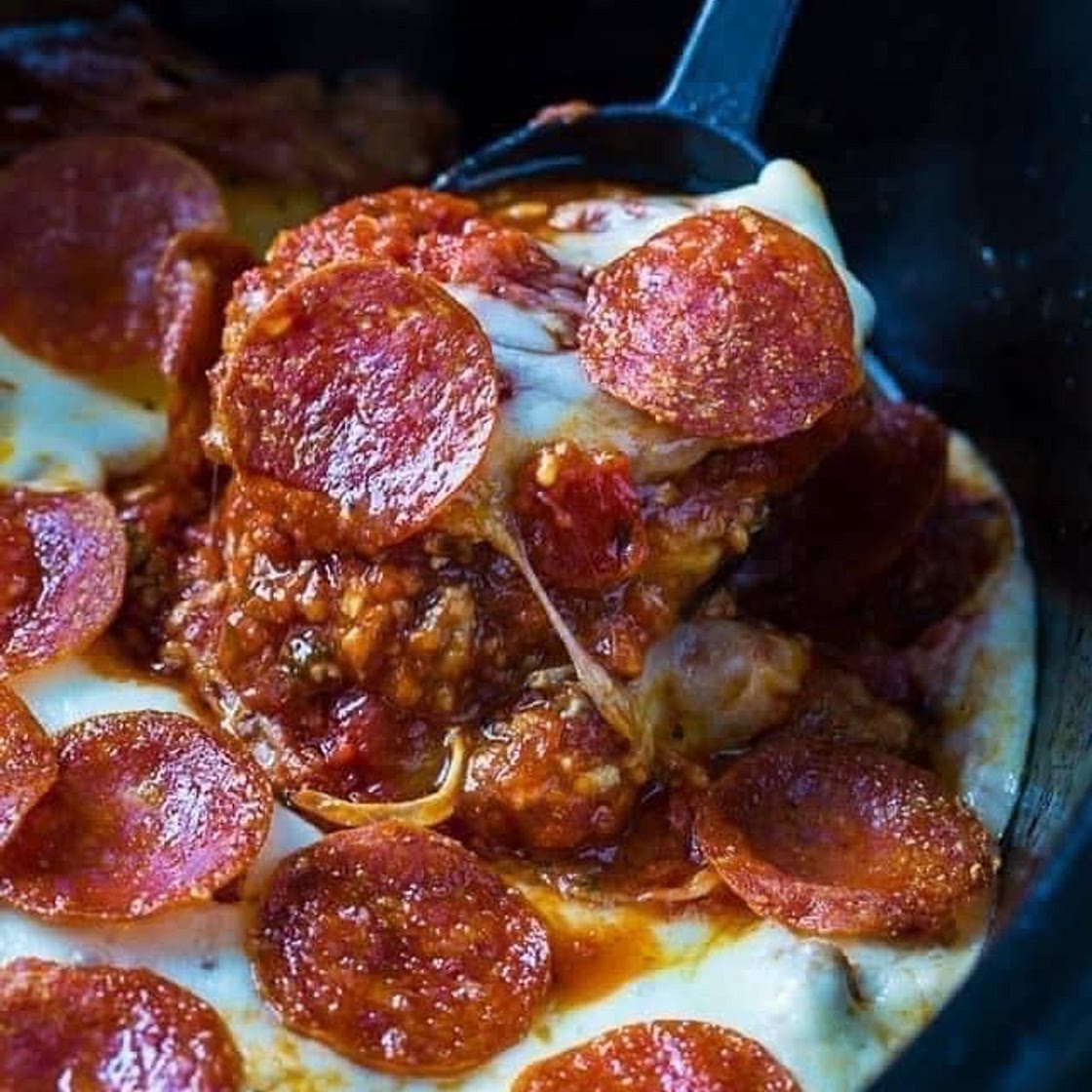 Crockpot Pizza Casserole