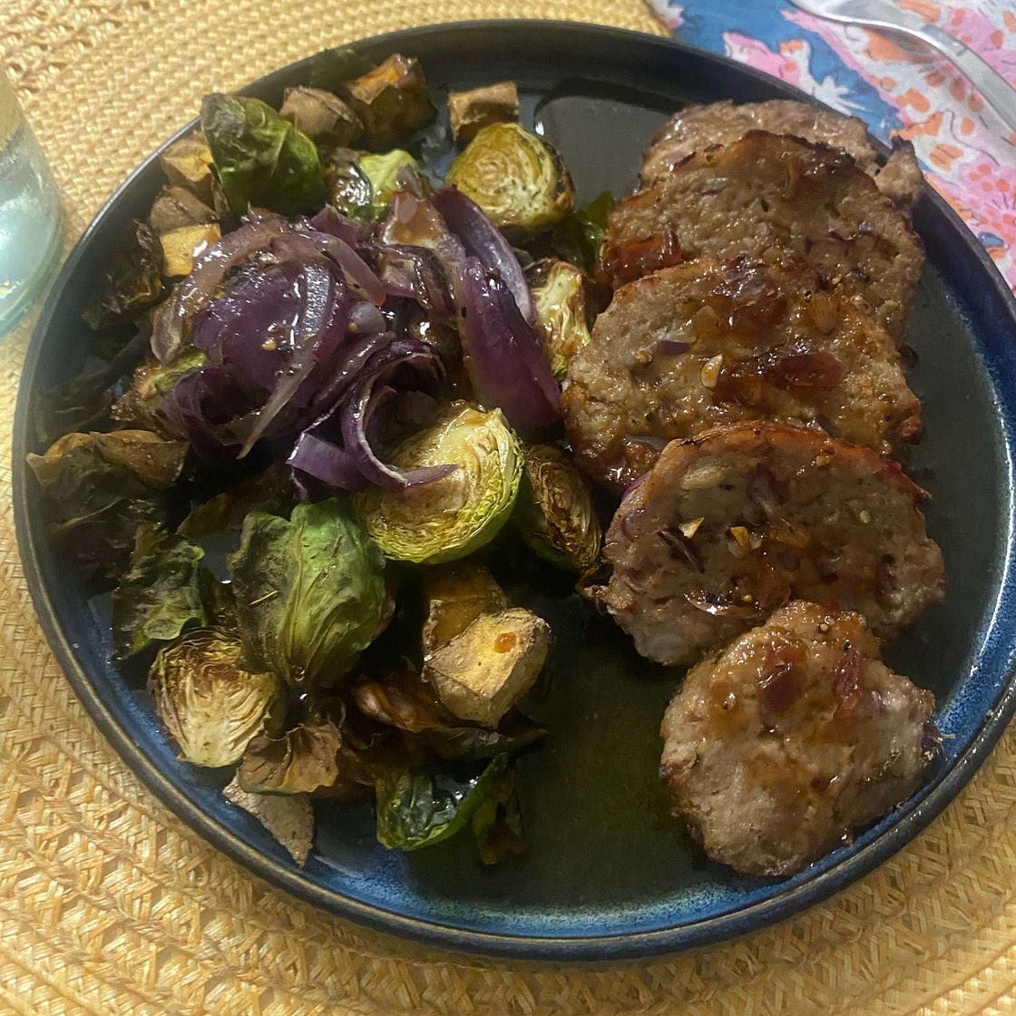 Balsamic-Glazed Pork Meatloaves