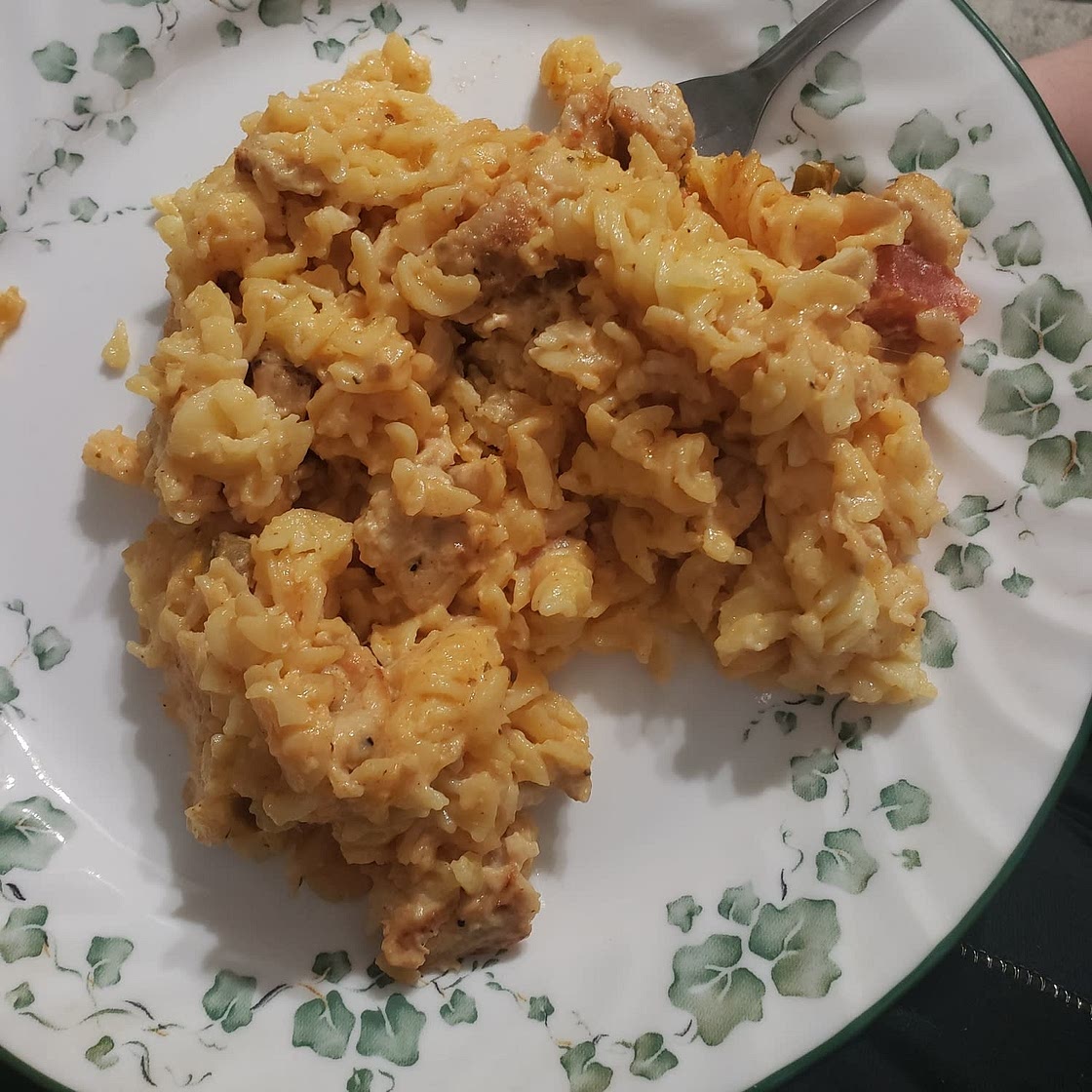 Mexican Chicken Alfredo Casserole