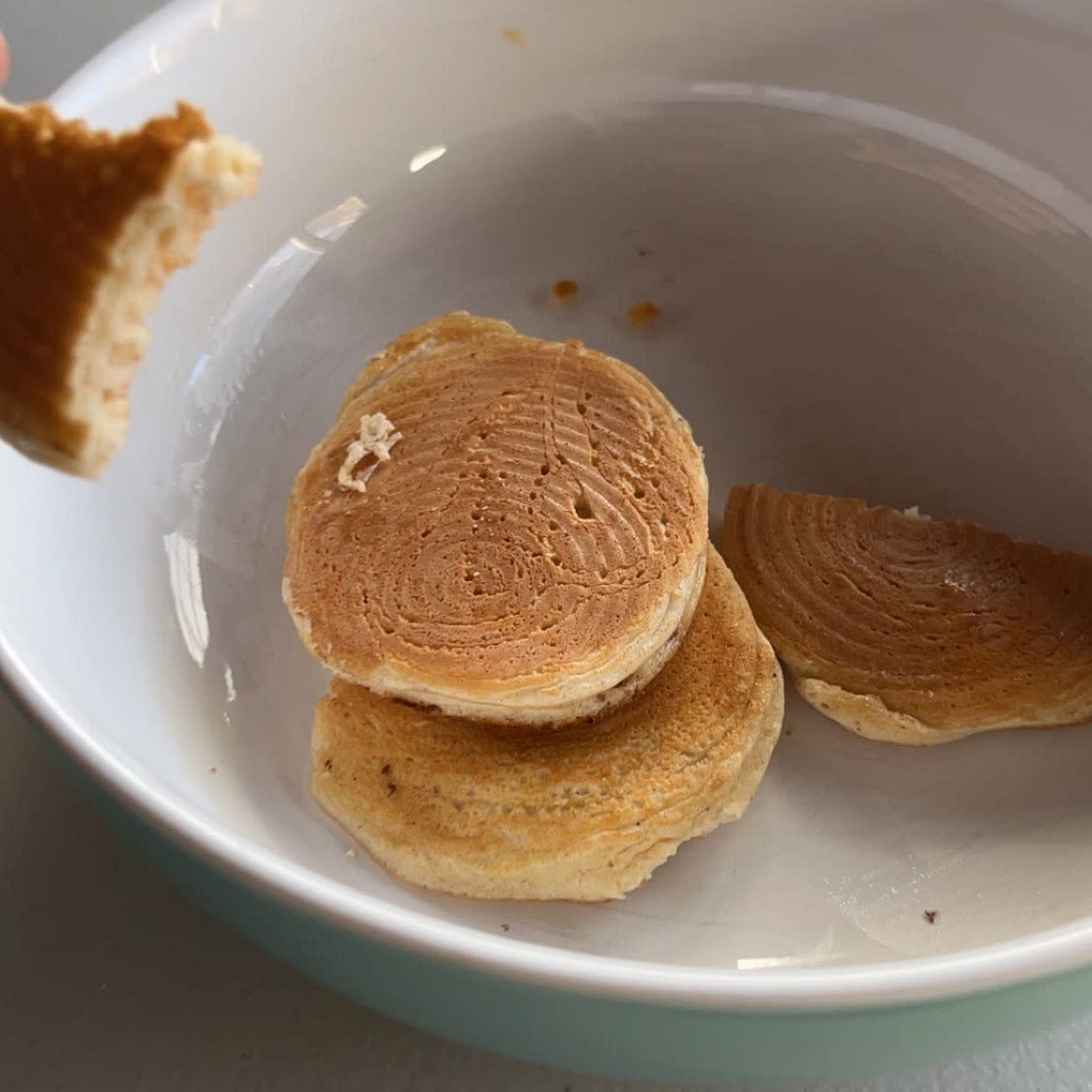 Mini protein pancakes