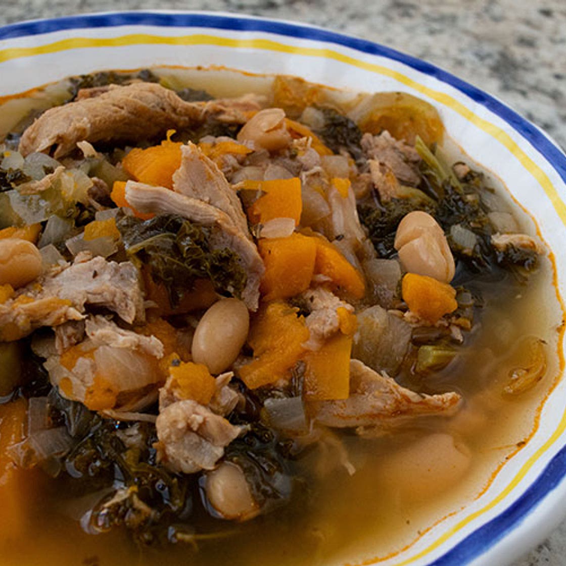 ITALIAN SHREDDED PORK STEW WITH PEPPERONCINI