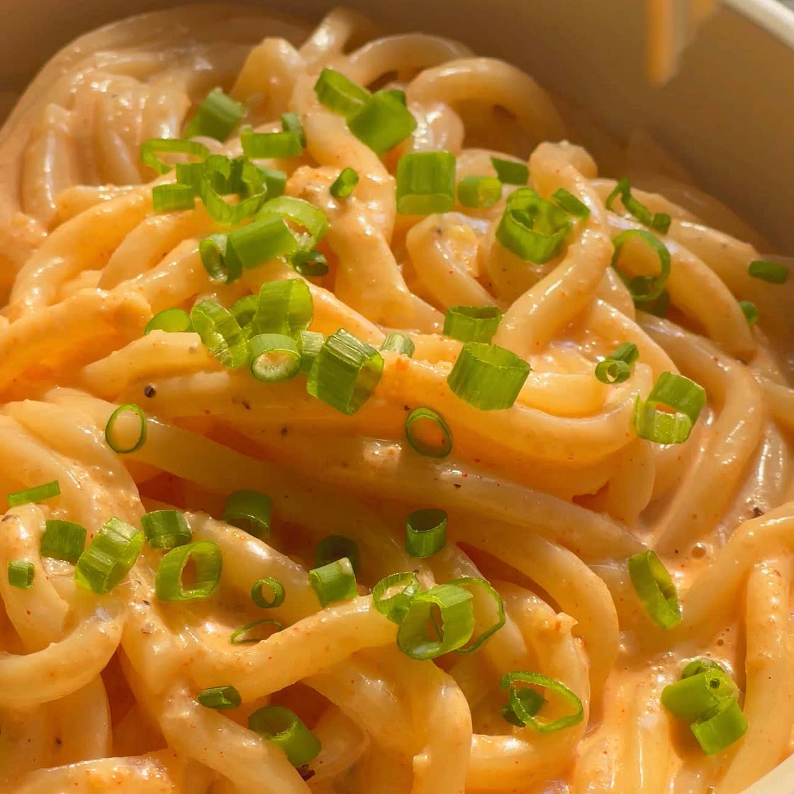 Spicy Creamy Mentaiko Udon