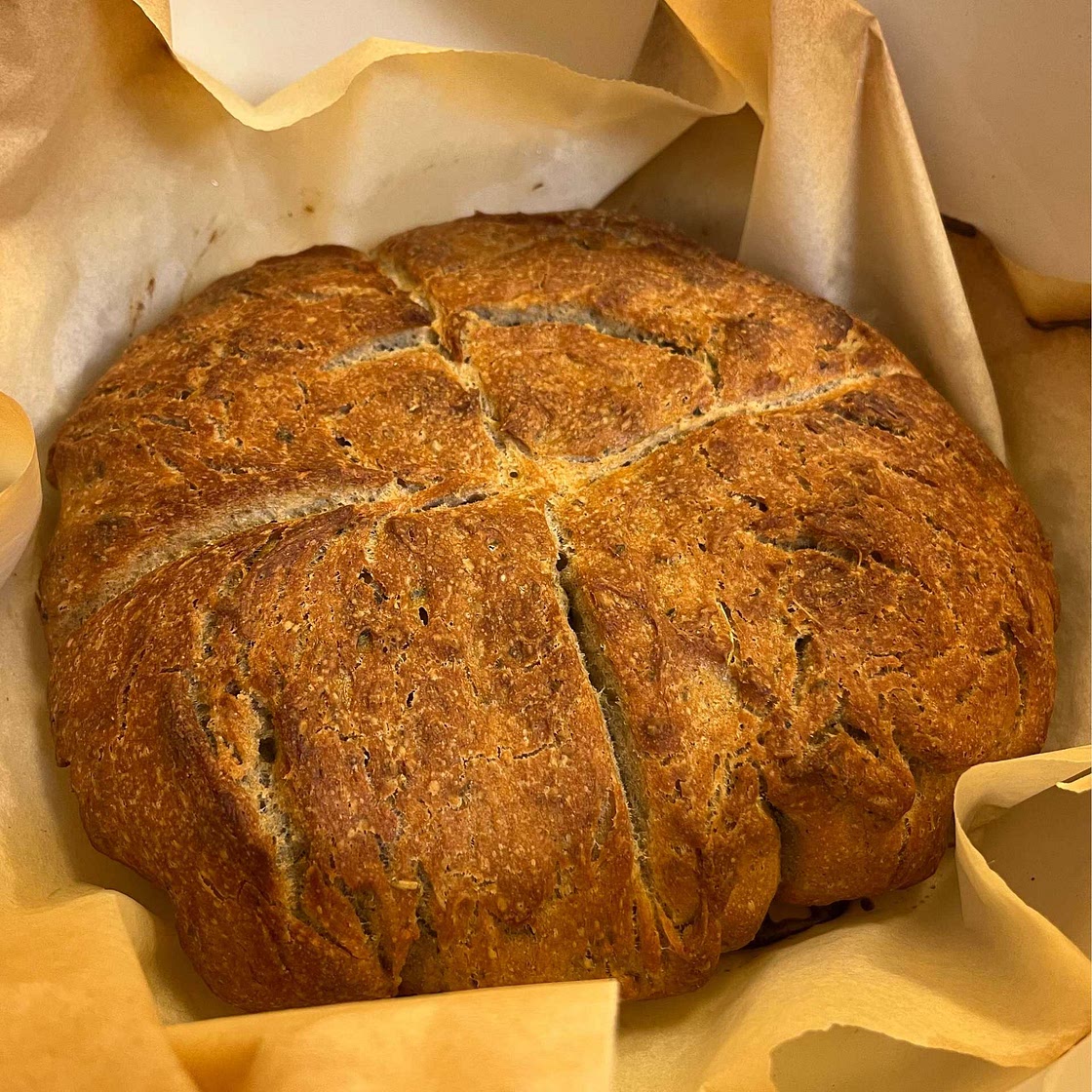 Easy Crusty Dutch Oven Bread
