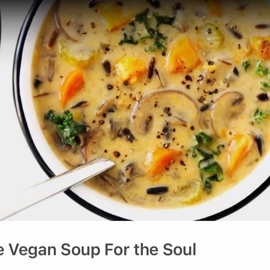 Veggie vegan soup