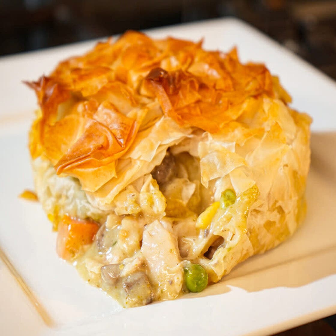 Dano’s easy mini chicken pot pie 