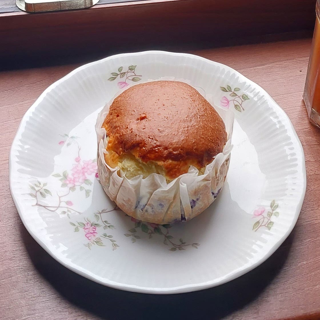 Breakfast blueberry muffin