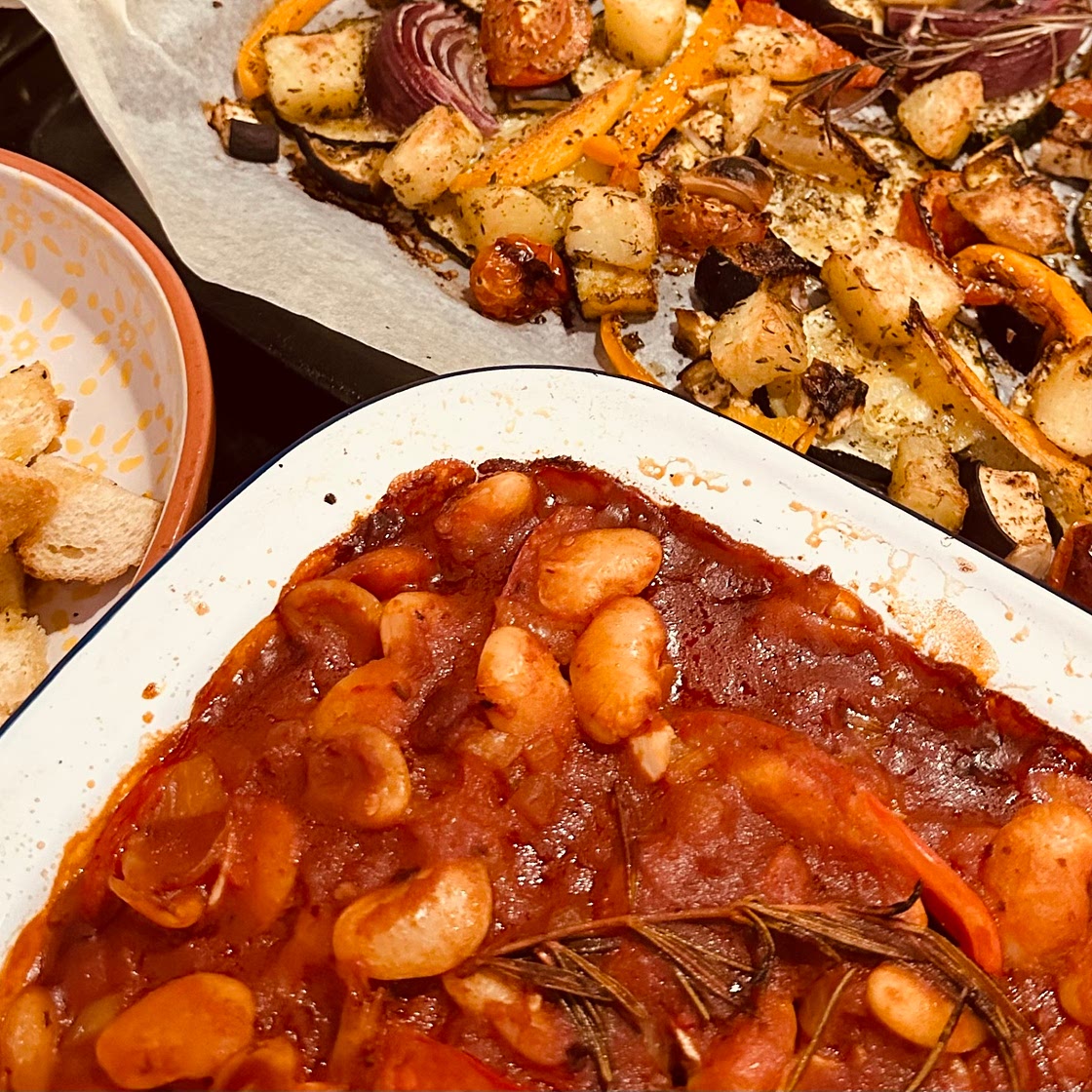 Salsa brava con pollo