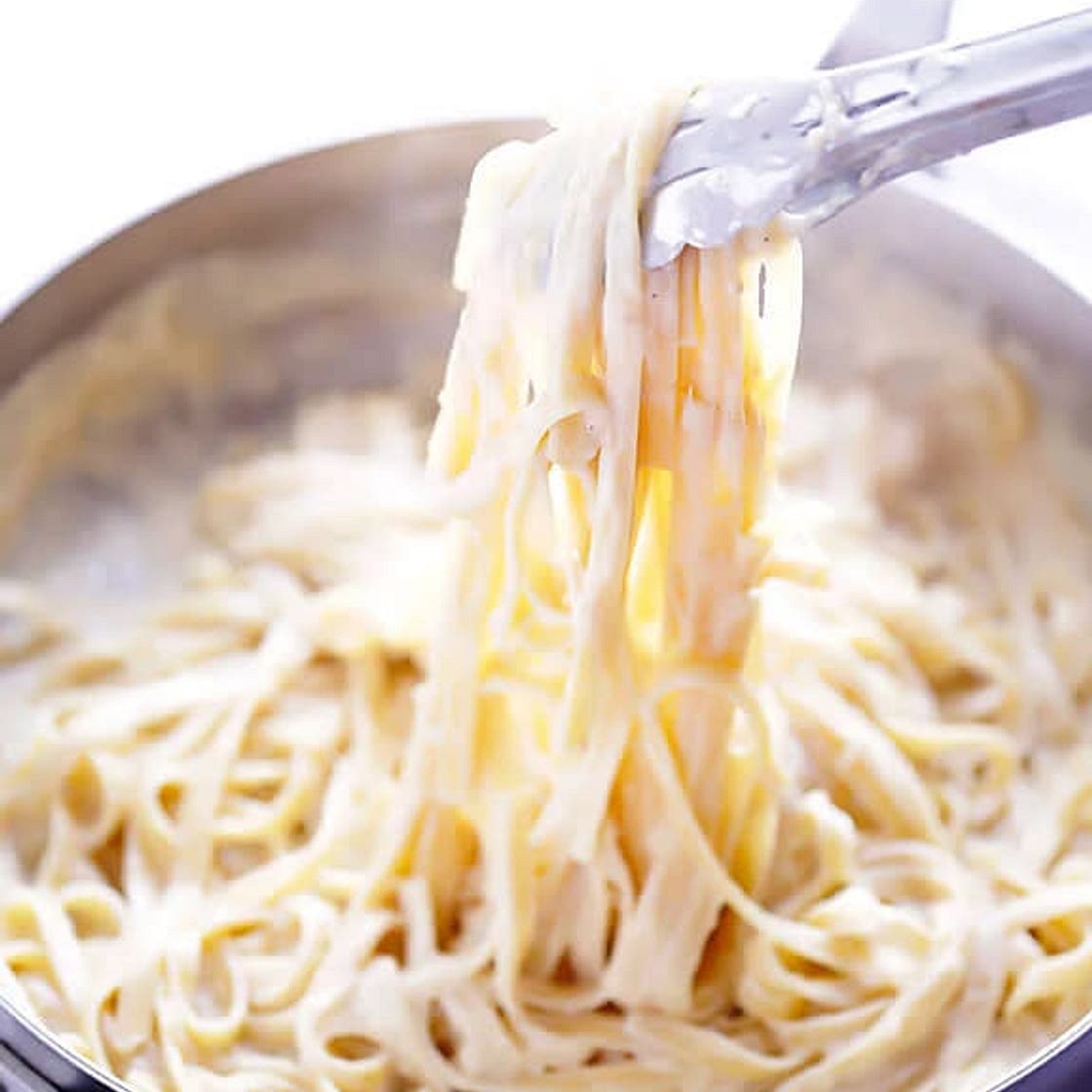 Light Alfredo Pasta