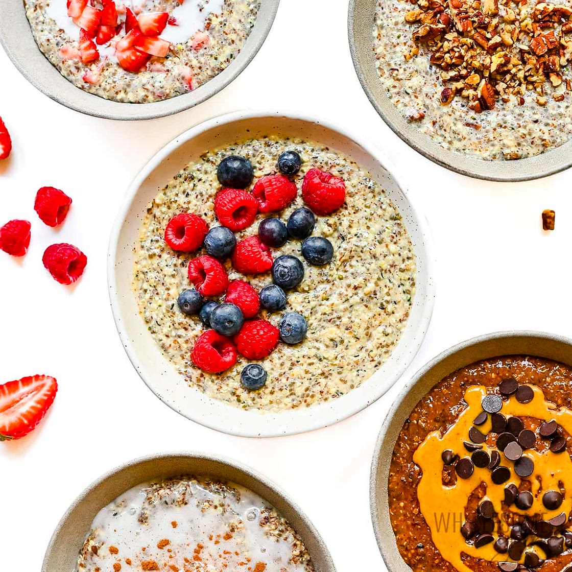 Keto Oatmeal (5 Low Carb Flavors)