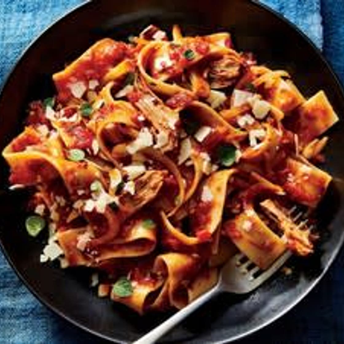 Savory Pork Ragù with Pappardelle
