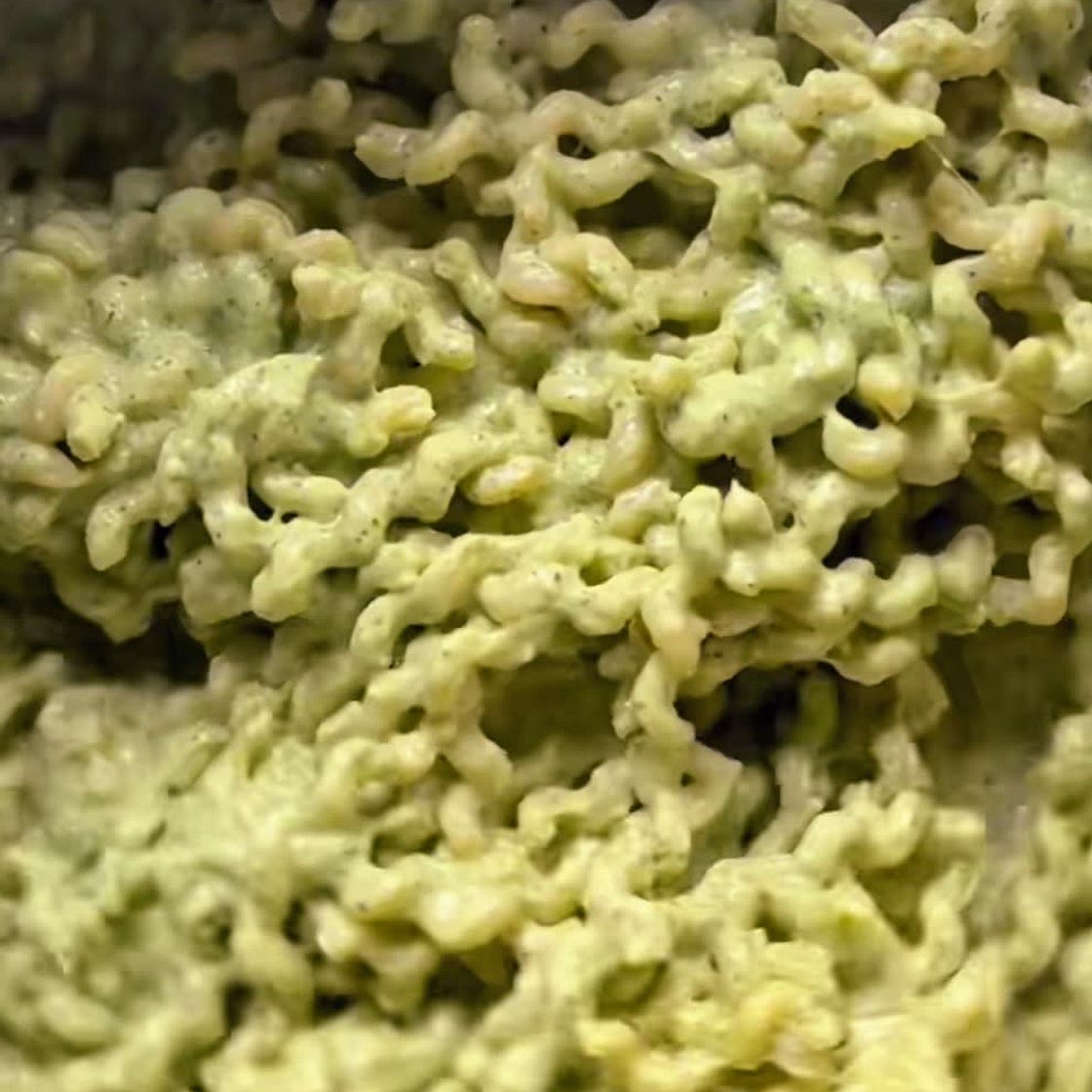Creamy zucchini pasta