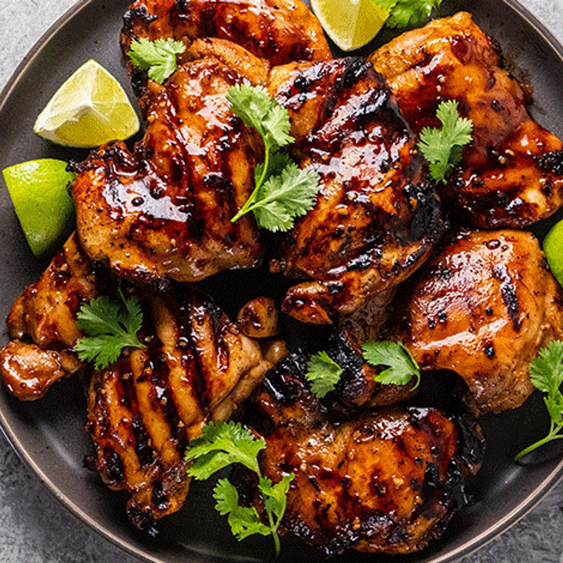 Teriyaki Brown Sugar Marinated Chicken Thighs