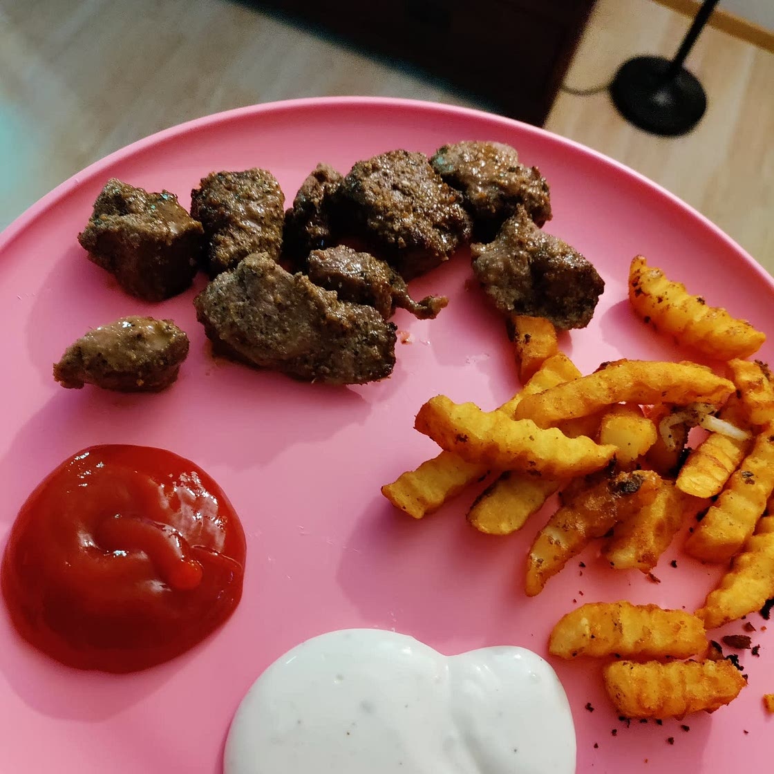 Air Fryer Cajun Garlic Butter Steak Bites