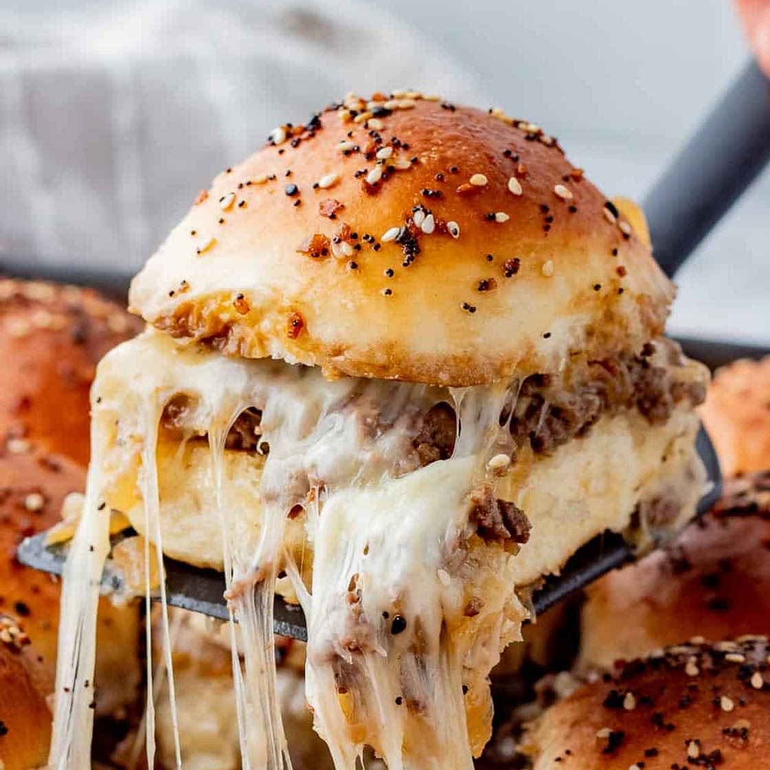 French onion sliders 