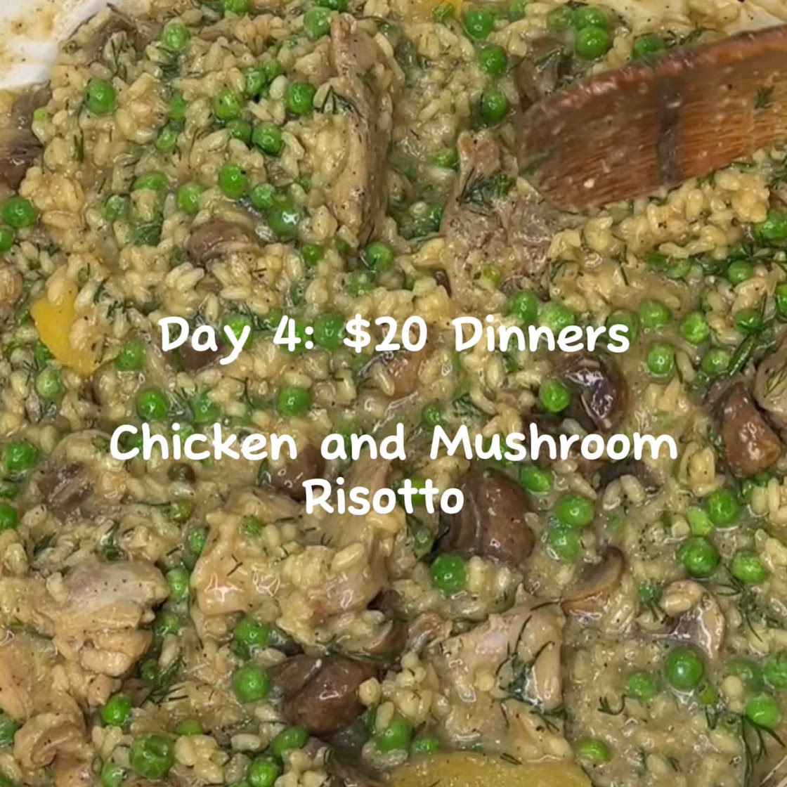 Easy Chicken and Mushroom Risotto 