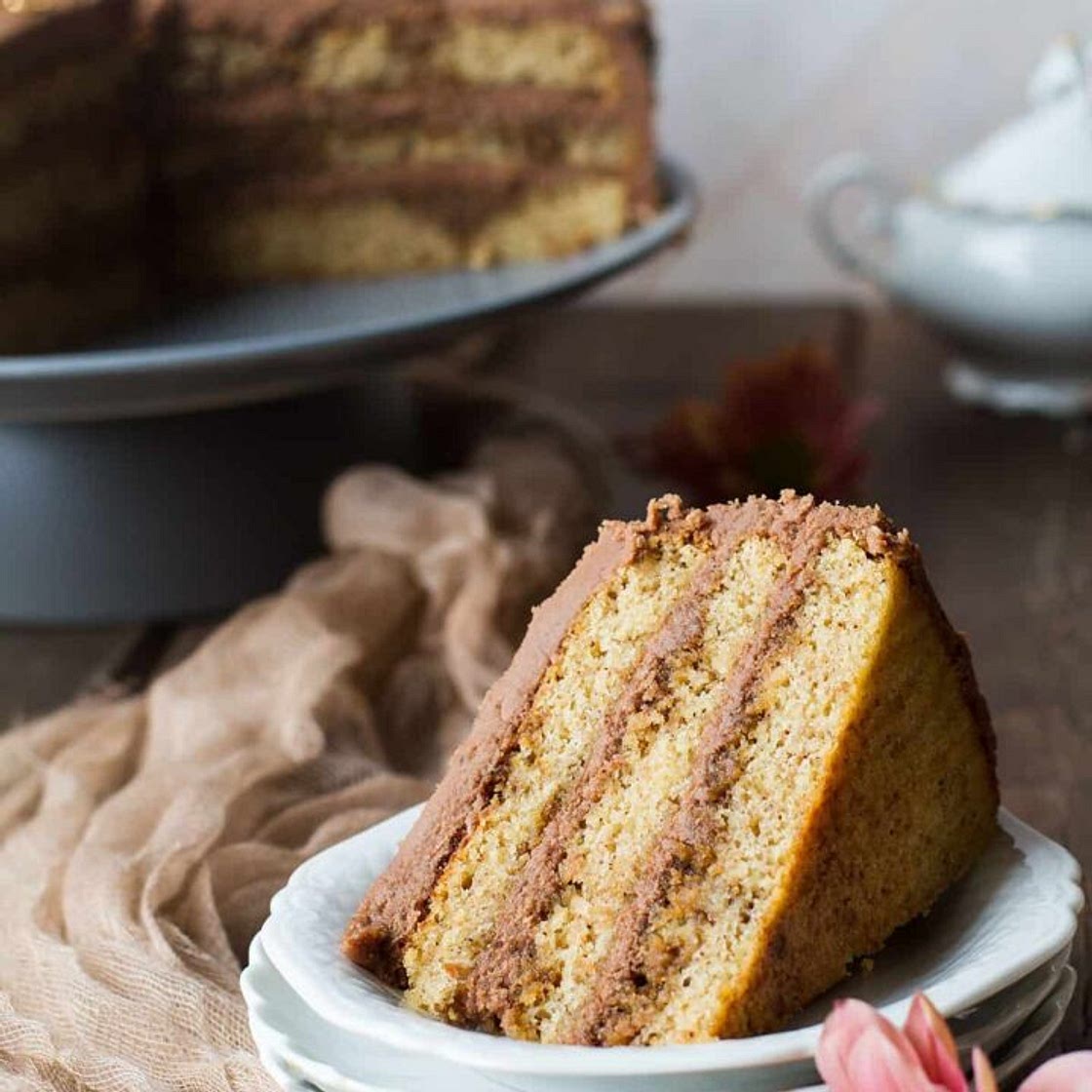 Spice Cake with Chocolate Buttercream (Tropisk Aroma)