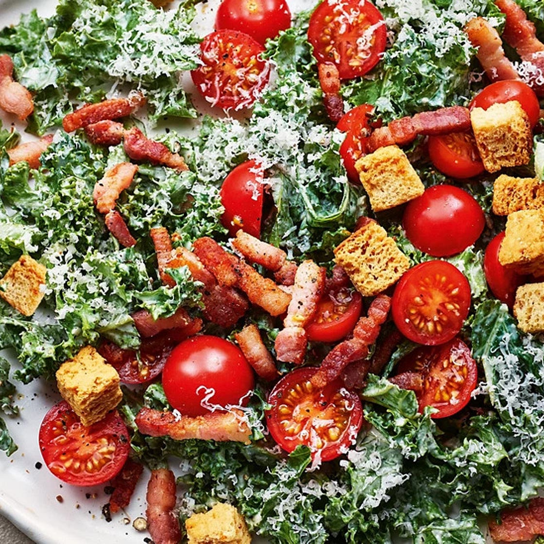 kale and bacon salad