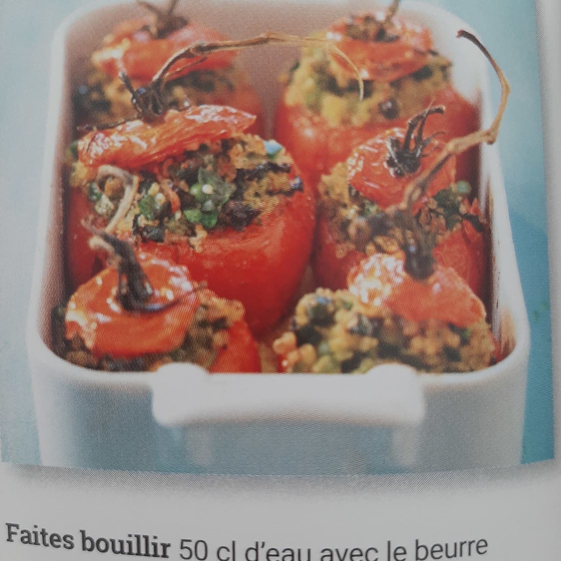 Tomates farcies au quinoa