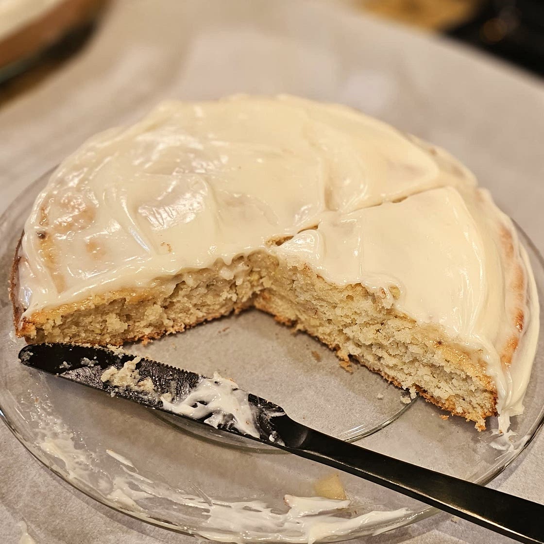 Banana Cake with Cream Cheese Frosting