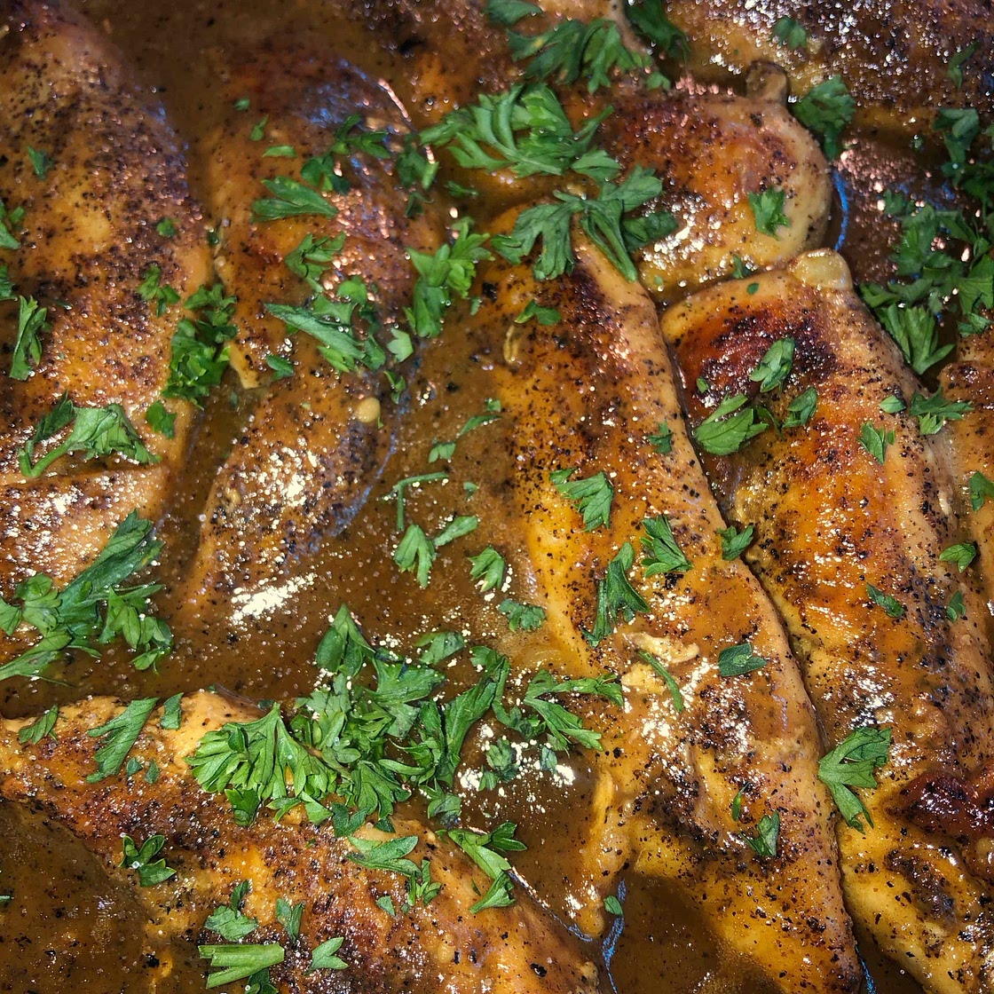 Lemon Dijon Chicken Skillet