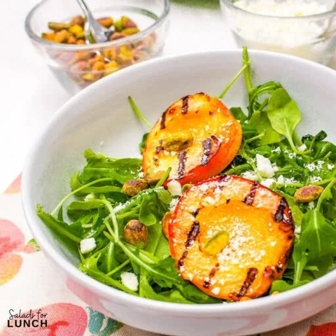 Grilled Peach Summer Salad Recipe