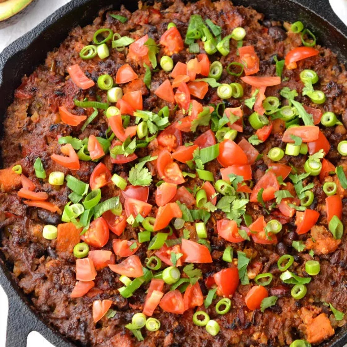 Beef & Cauliflower Rice Mexican Casserole