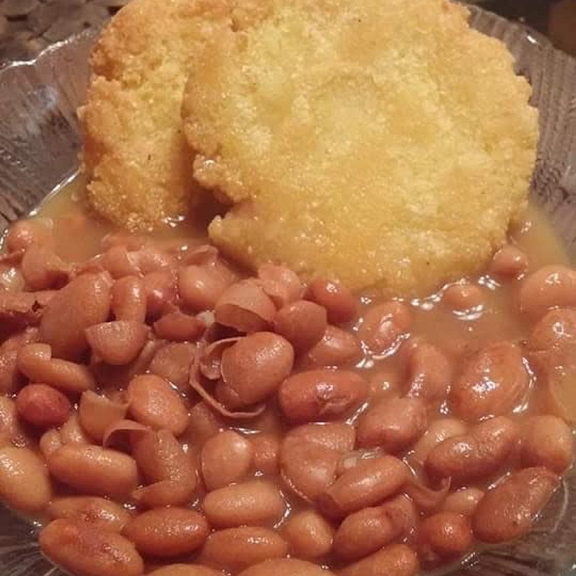 Hot water corn bread