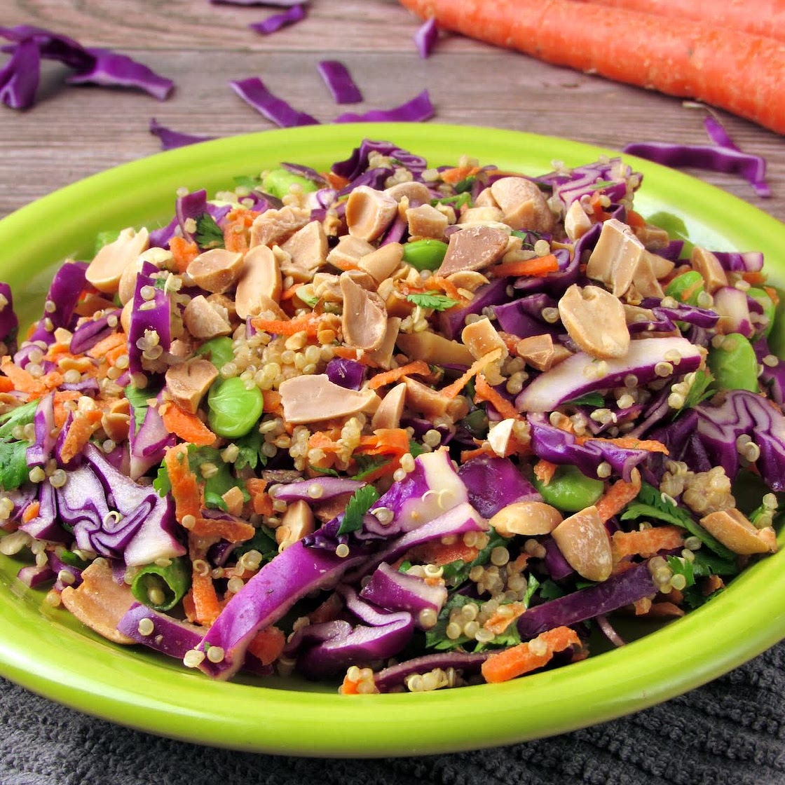 Vegan Crunchy Thai Peanut Salad